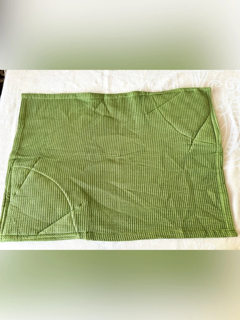 Rachael Ray Insulated Counter Protector Hot Pad Trivet w/ Mitt Pockets Green